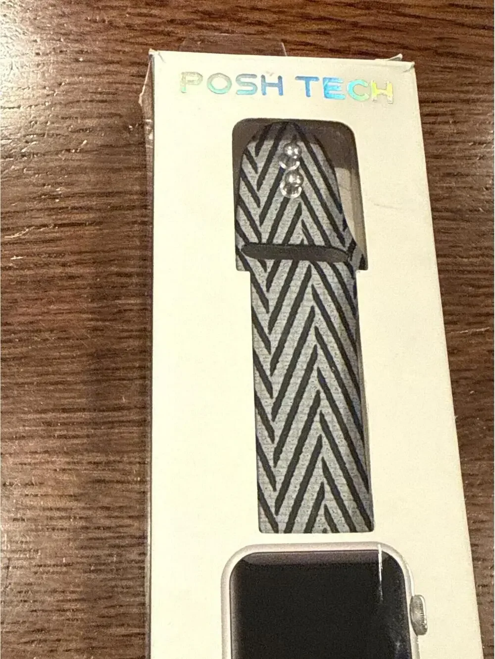 POSH TECH SILICONE SPORT BAND for Apple Watch Works With 42, 44, 45,49 mm